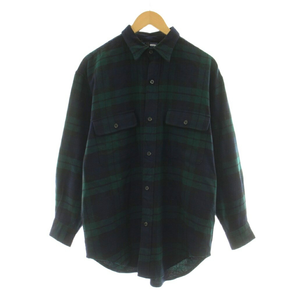 【中古】ラルフローレン RALPH LAUREN 心地よいプルオーバー 長袖 読み合わせる柄 エルボーパッチ 羊毛100％ 14 紺 米国海軍 緑 緑であること /KU メンズ 【ベクター 古着】 260415