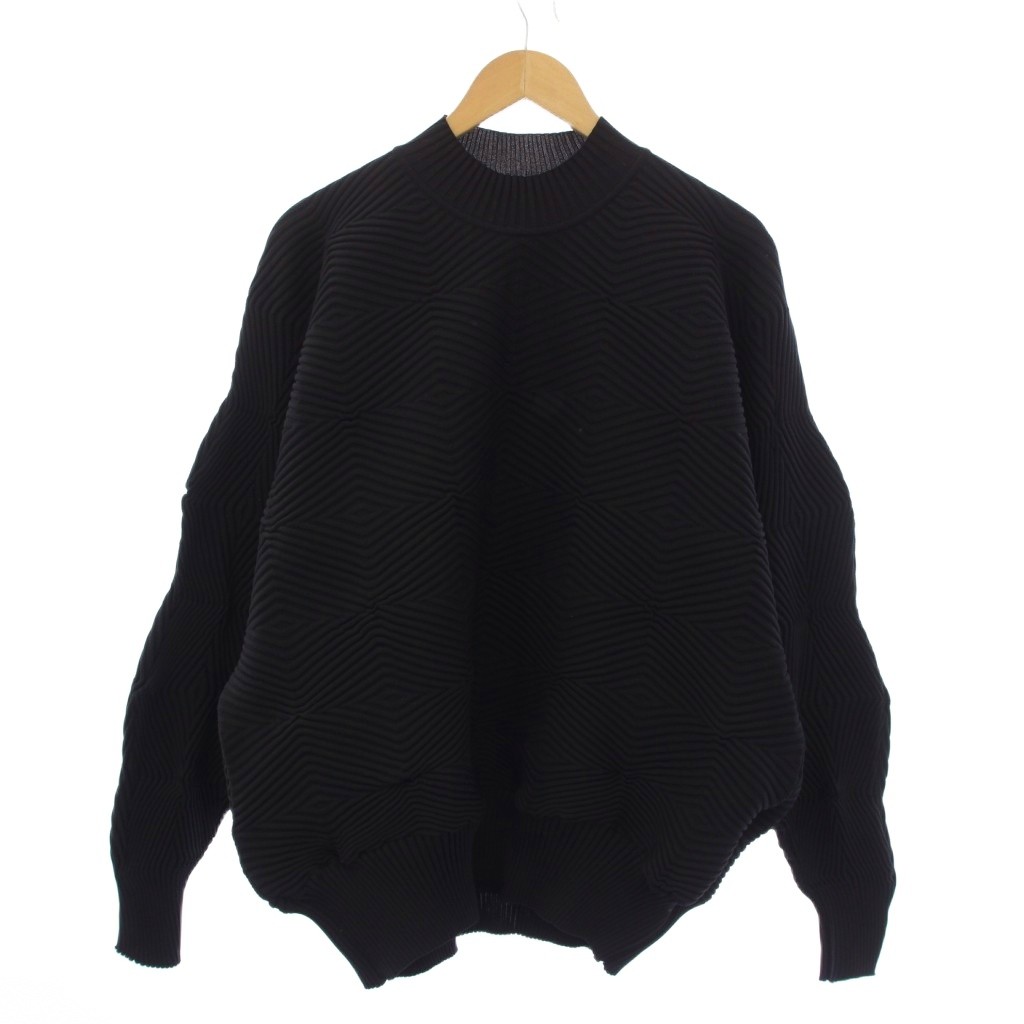 【中古】イッセイミヤケ ISSEY MIYAKE A-POC ABLE TYPE-K STEAM STRETCH KNIT ニット カットソー 長袖 2 黒 AT33KN452 /KH 【ベクトル 古着】 260416｜ブランド古着ベクトルプレミアム店