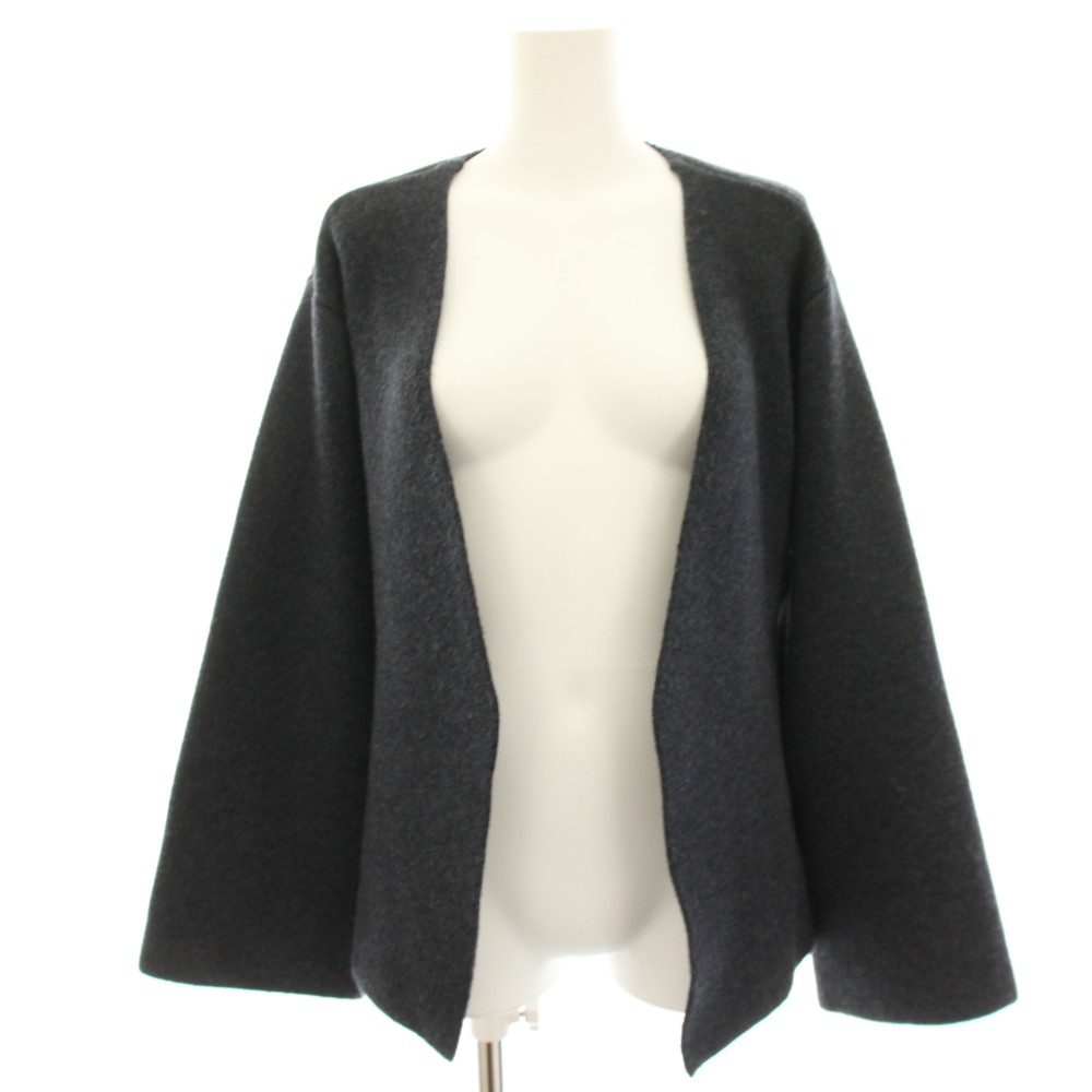 【中古】プラージュ Plage 24AW WOOL FORM 上衣 編み物ジレー 羊毛 長袖 薄墨色 24080922828040 /HN レディース 【ベクター 古着】 260420