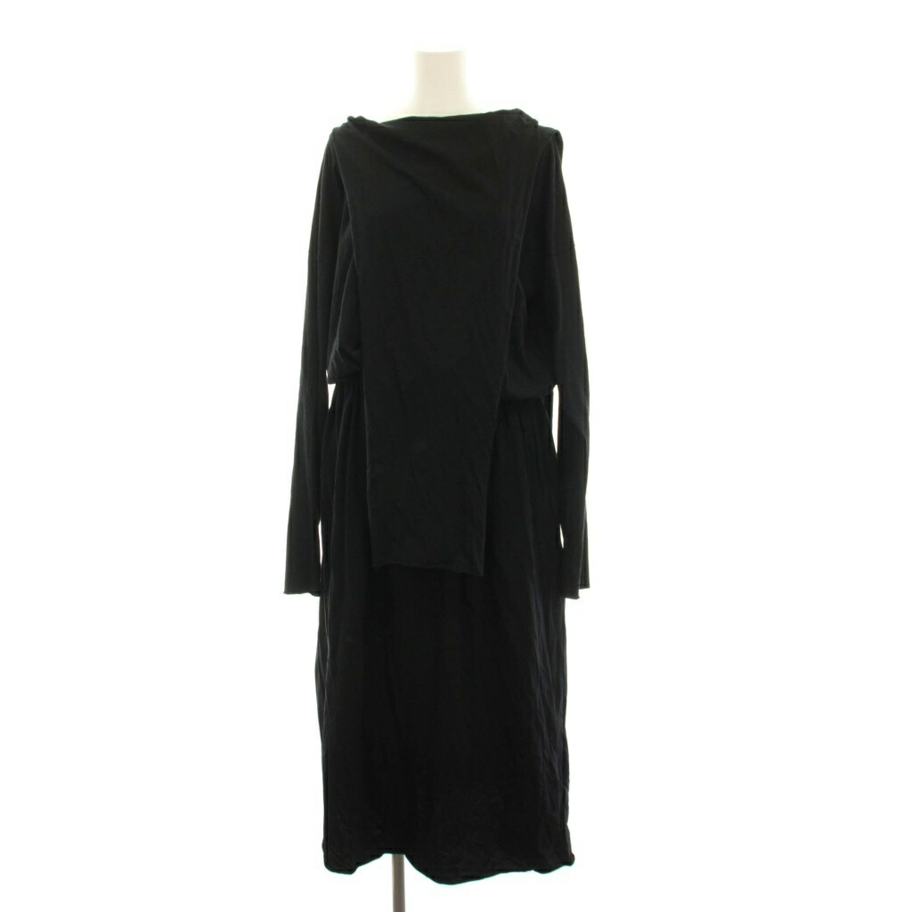 【中古】エムエムシックス メゾンマルジェラ MM6 Maison Margiela 衣装 ロング マキシ丈 長袖 S 黒 黒いこと S32CU0153 /YM レディース 【ベクター 古着】 260417