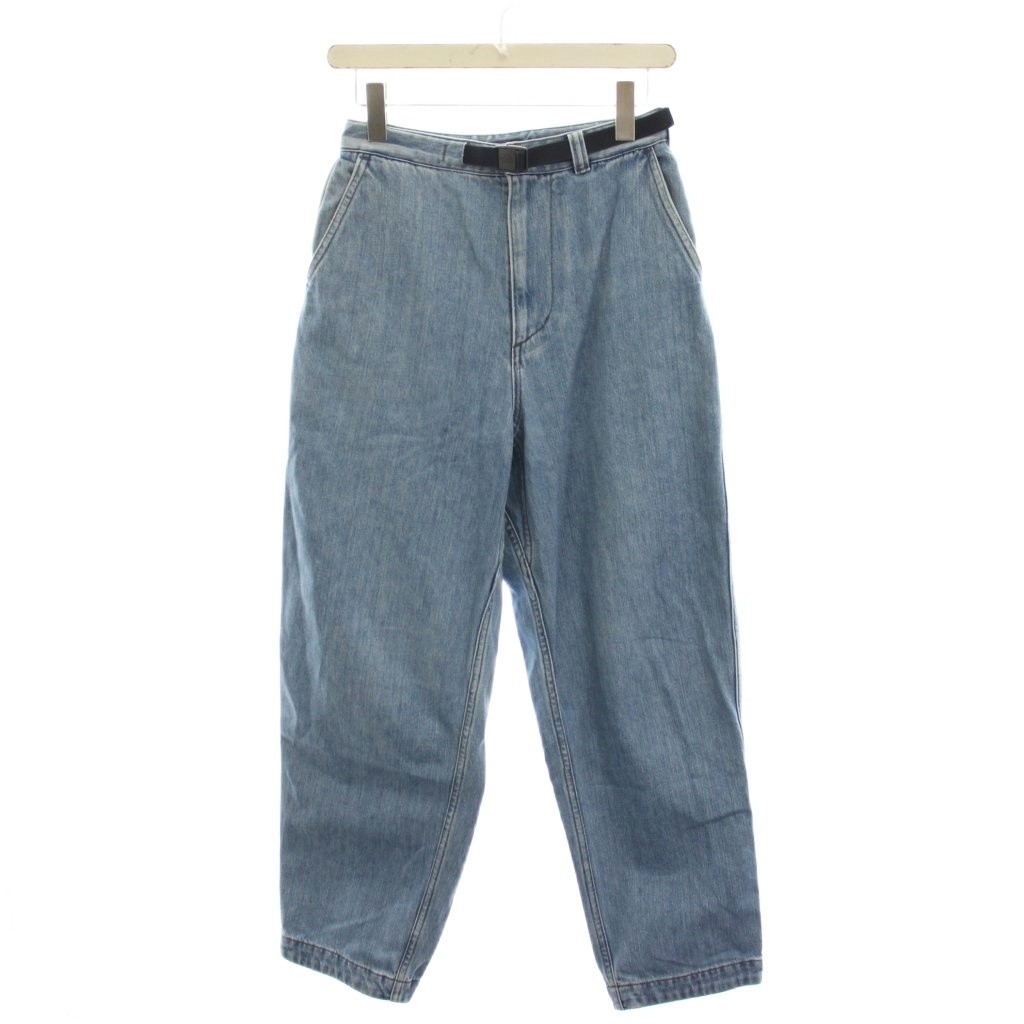 【中古】北の方人間の顔 パープルレーベル THE NORTH FACE PURPLE LABEL Denim Wide Tapered Field Pants ジーンズ 広広とした テーパード 活動の領域 ズボン下 デニム WS 青 青碧 NT5357N /YM レディース 【ベクター 古着】 260428
