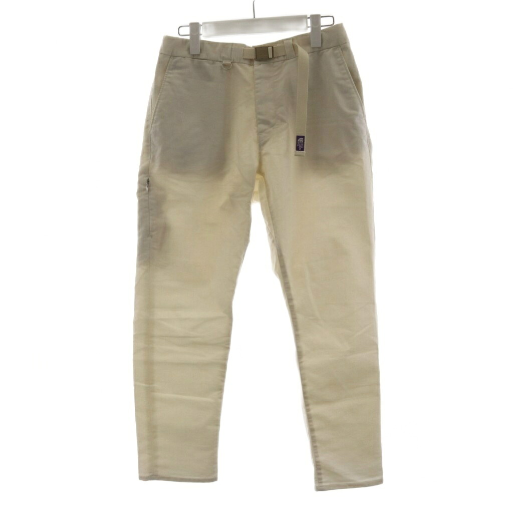 【中古】北の方人間の顔 パープルレーベル THE NORTH FACE PURPLE LABEL 伸ばすこと ツイル テーパードパンツ Stretch Twill Tapered Pants S 白 白いこと NT5051N /AN41 レディース 【ベクター 古着】 260511