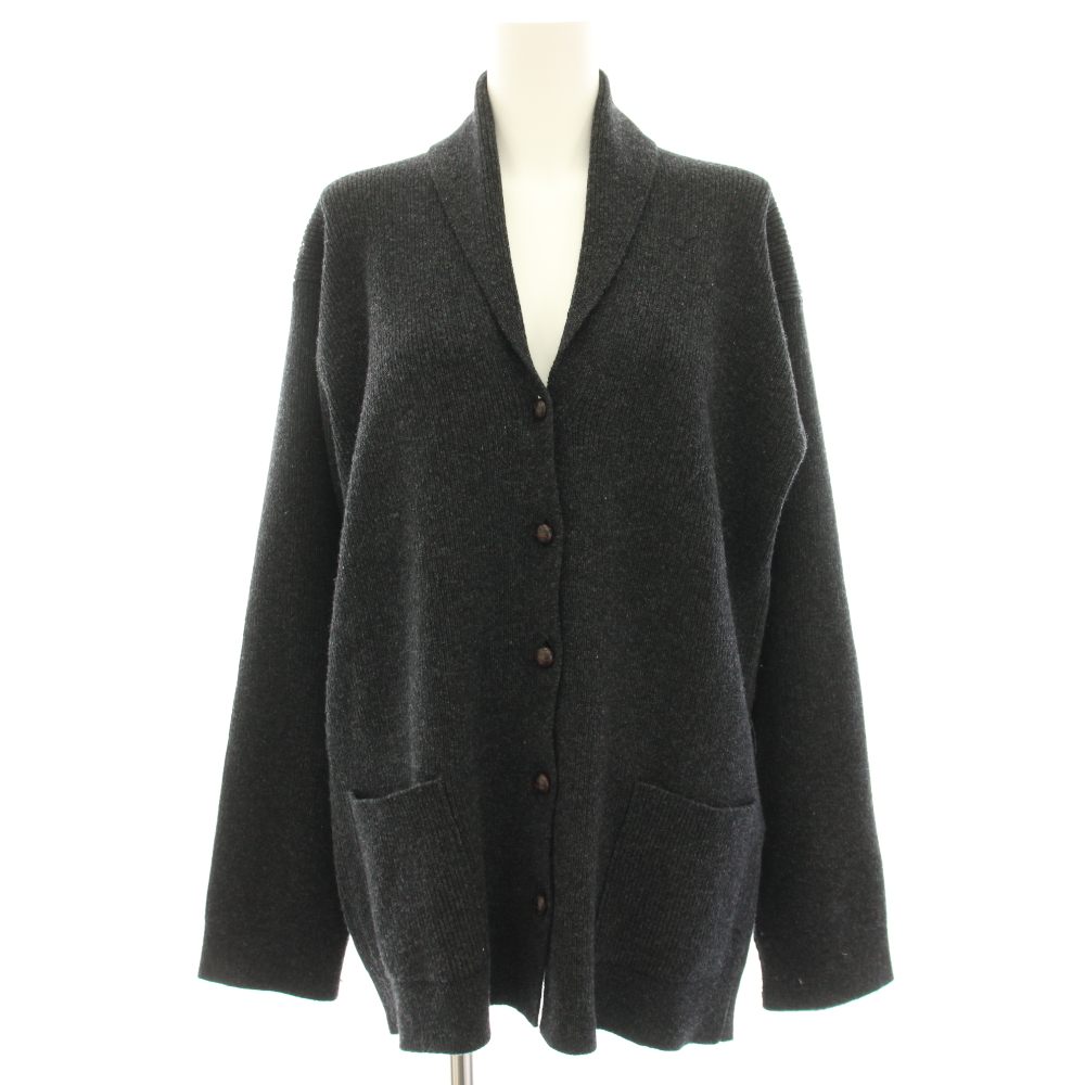 【中古】マーガレットハウエル MARGARET HOWELL 編み物ジレー 肩かけ色つや 羊毛 2 薄墨色 MH-093211 /HN レディース 【ベクター 古着】 260427