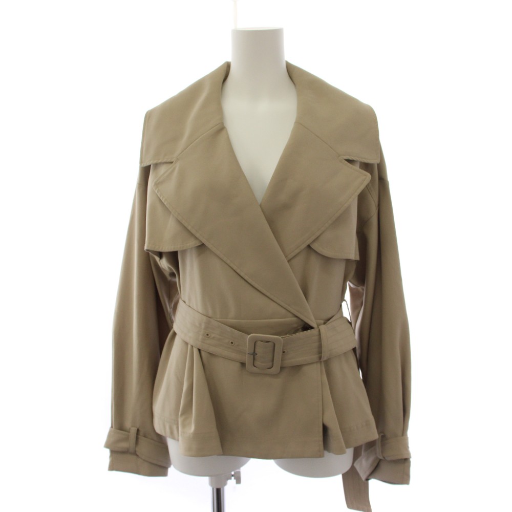 【中古】ハーリップトゥ Her lip to Everyday Belted Trench Jacket トレンチコート 遊撃手丈 M ベージュ 1223307041 /BM レディース 【ベクター 古着】 260502