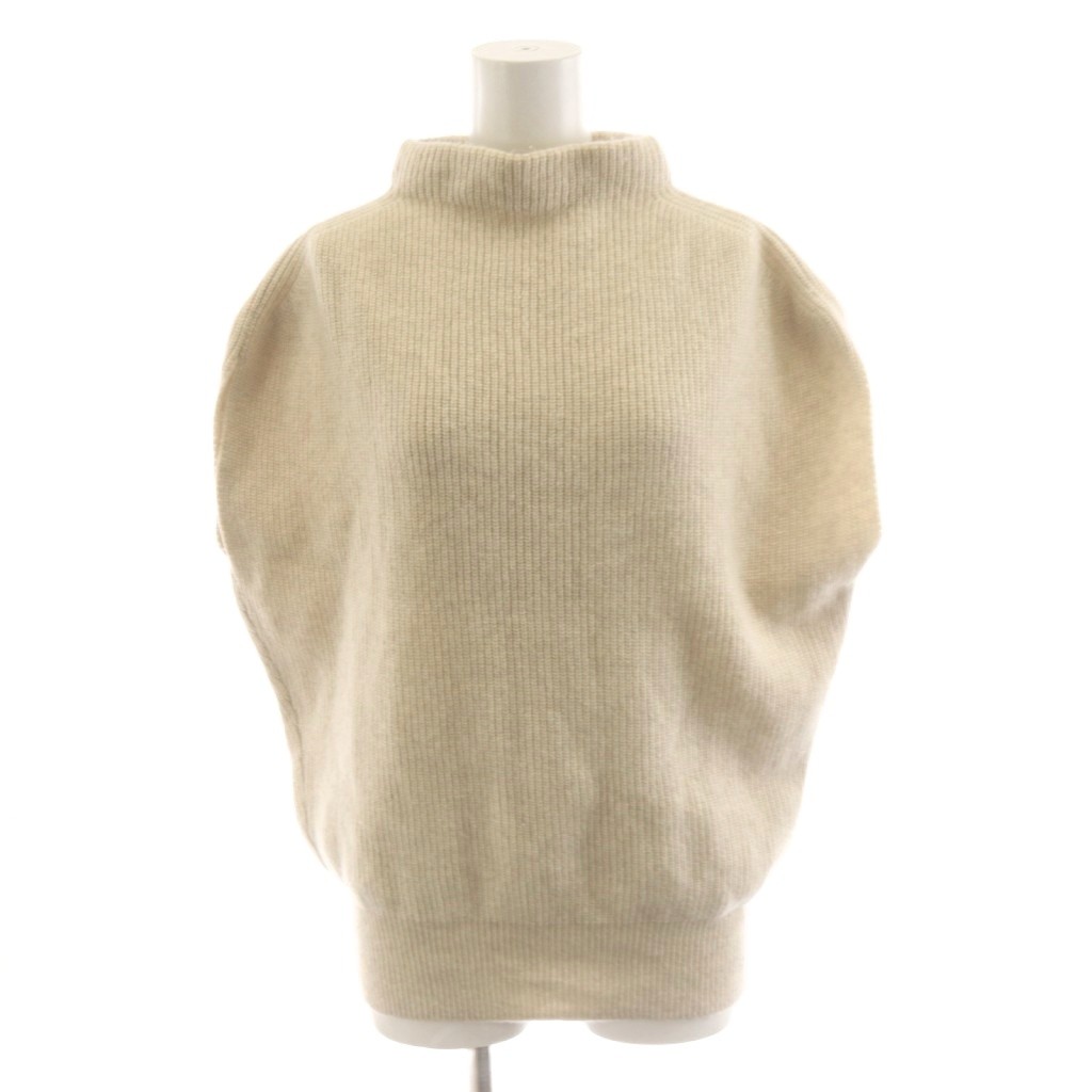 【中古】フルーツ オブ ライフ fruits of life ニット セーター ノースリーブ ウール カシミヤ混 F ベージュ 20AW069 /AN77 レディース 【ベクトル 古着】 260507｜ブランド古着ベクトルプレミアム店