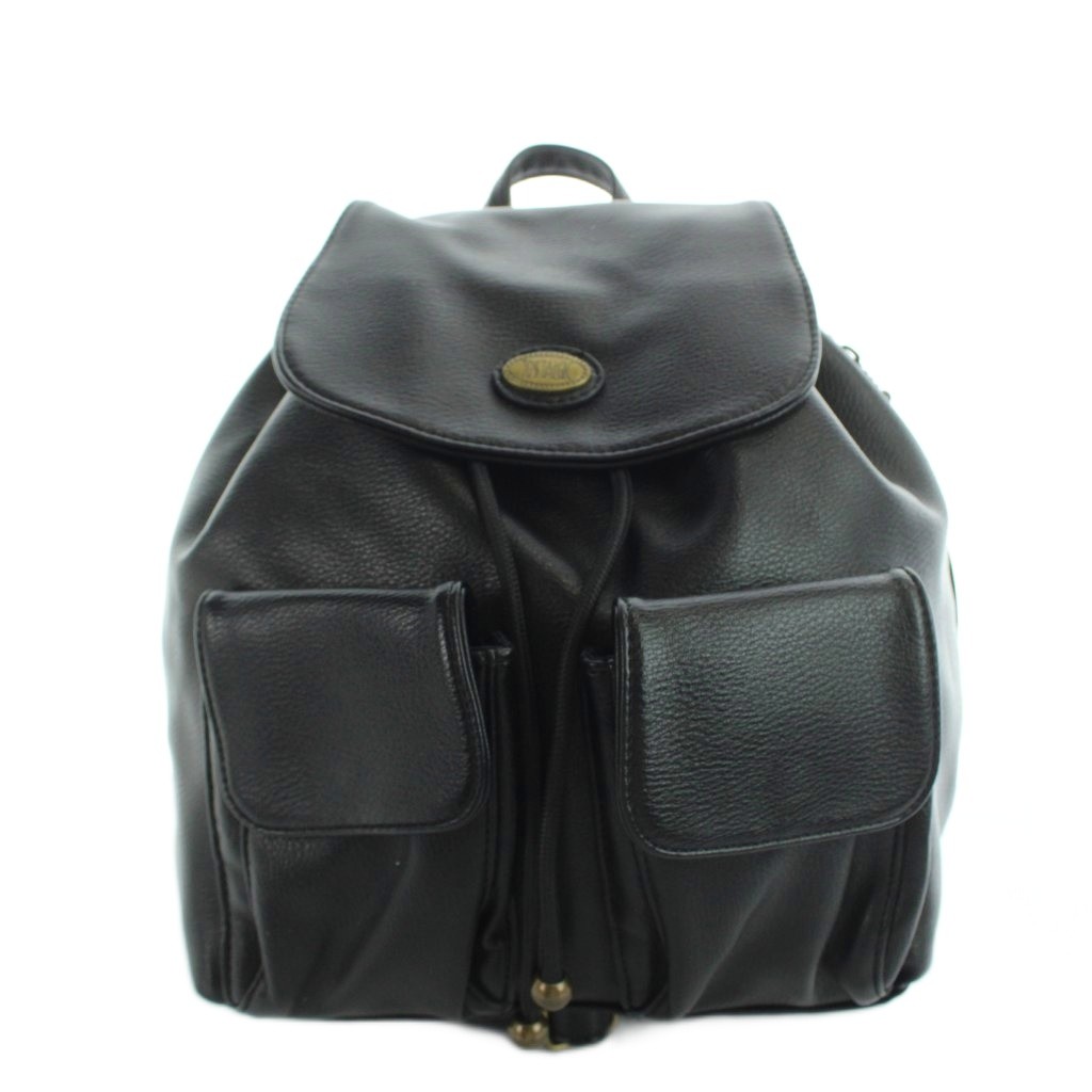 【中古】トスタルジック クロージング TOSTALGIC CLOTHING 背嚢 デイパック なめし革 黒 黒いこと /YI21 レディース 【ベクター 古着】 260511