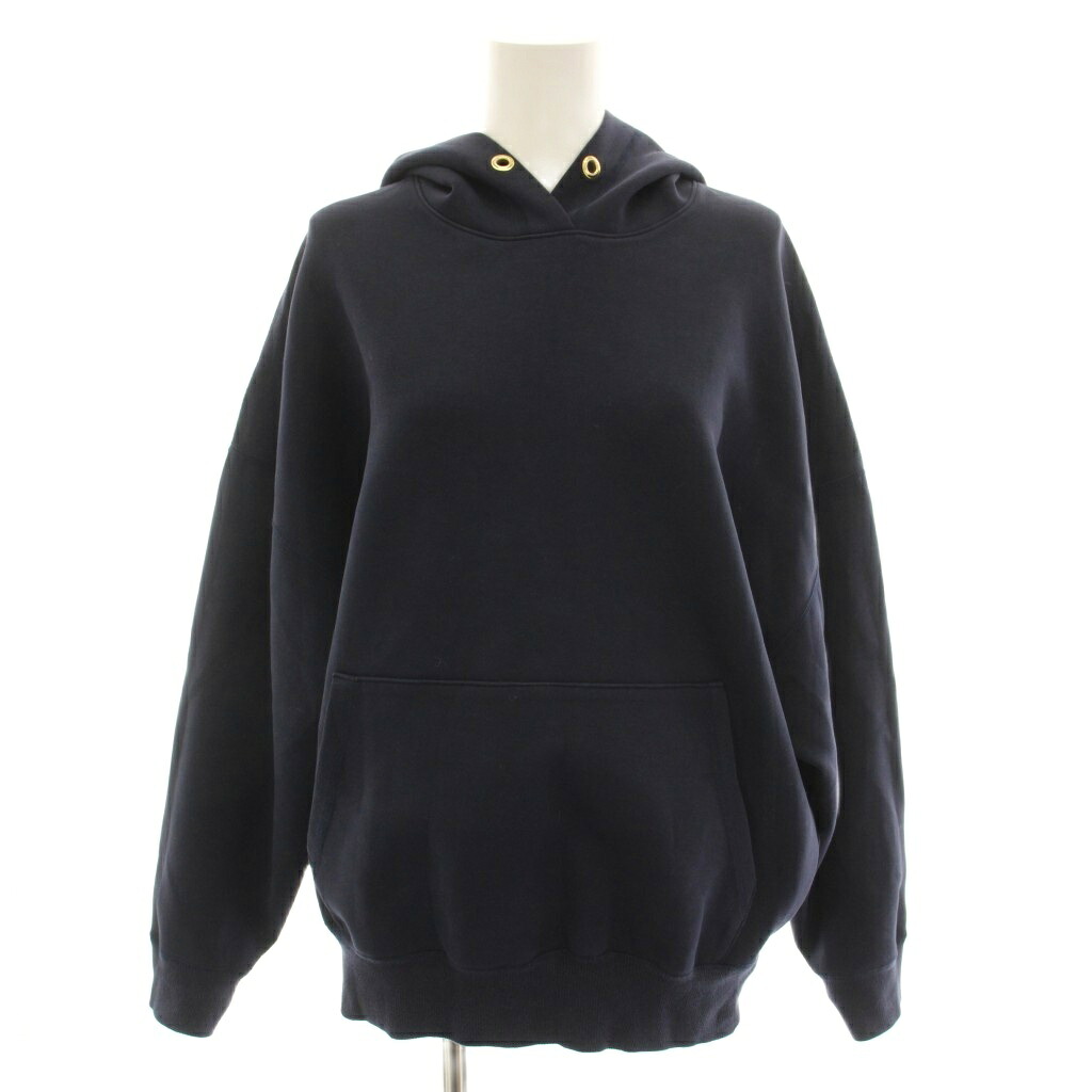 【中古】ドゥーズィエムクラス DEUXIEME CLASSE エブリデイアイライク EVERYDAY I LIKE 25SS オーバーサイズドフーディ Oversized Hoodie ダンボールプルオーバー ティーシャツパーカー 長袖 紺 米国海軍 25070500803010 /YT レディース 【ベクター 古着】 260518