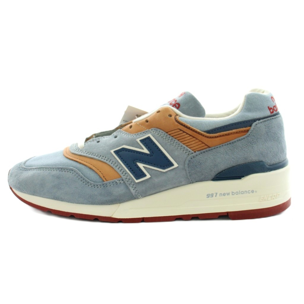 【中古】未当て嵌める品 ニュー平衡にする NEW BALANCE M997DOL スニーカー シューズ US9.5 27.5珊 水色 点火装置青碧 /AN20 メンズ 【ベクター 古着】 260521