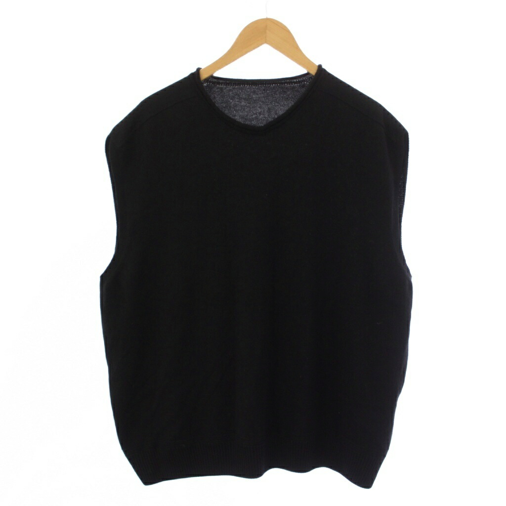 【中古】オムプリッセイッセイミヤケ HOMME PLISSE ISSEY MIYAKE HP CASHMERE 編み物 より良い ティーシャツ カシミール 絹地 黒 HP53KE296 /BM メンズ 【ベクター 古着】 260520