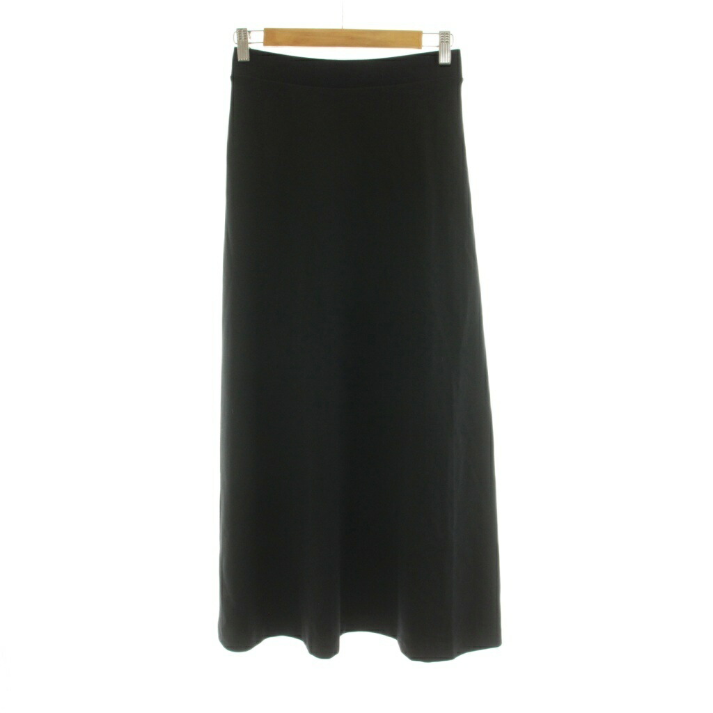 【中古】ドゥーズィエムクラス DEUXIEME CLASSE エブリデイアイライク EVERYDAY I LIKE 25AW New Jersey Flare スコート 太陽フレア ロング マキシ ティーシャツ原料品 36 黒 黒いこと 25060500801030 /KU レディース 【ベクター 古着】 260521