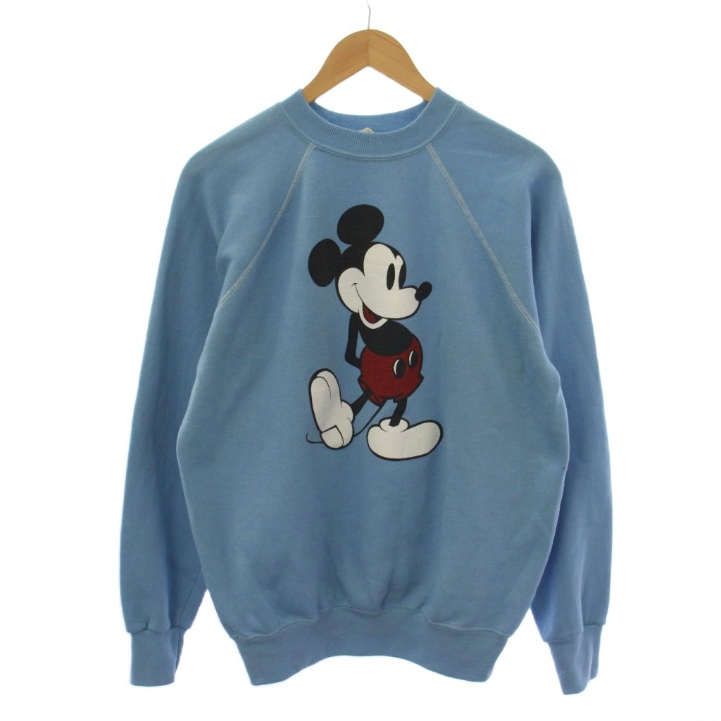 【中古】ウォルトディズニー Disney パディ 白足 70～80s 汗水 調教師 ティーシャツ 長袖 XL 水色 /BM レディース 【ベクター 古着】 260521