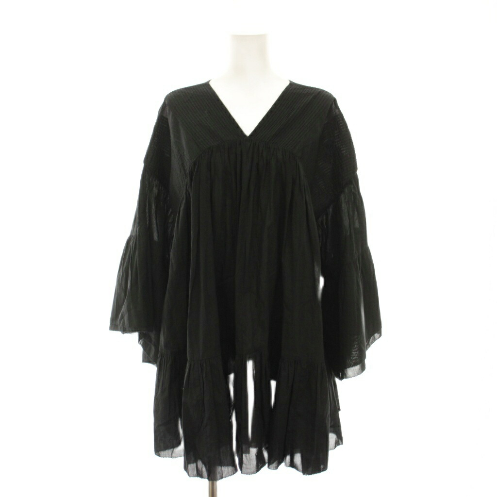 【中古】ドゥーズィエムクラス DEUXIEME CLASSE エブリデイアイライク EVERYDAY I LIKE 25AW Dramatic Blouse ブラウス カットソー プルオーバー 長袖 黒 25051586806030 /YM 【ベクトル 古着】 260523|ブランド古着ベクトルプレミアム店