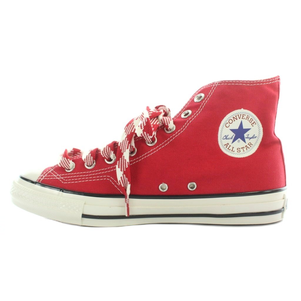 【中古】未当て嵌める品 コンバース CONVERSE オールスター エイジド ご機嫌 ファスナーテイラー ALL STAR AGED 87 CL HI スニーカー シューズ US8 26.5珊 赤 赤いこと 1SE832 /AN28 メンズ 【ベクター 古着】 260601
