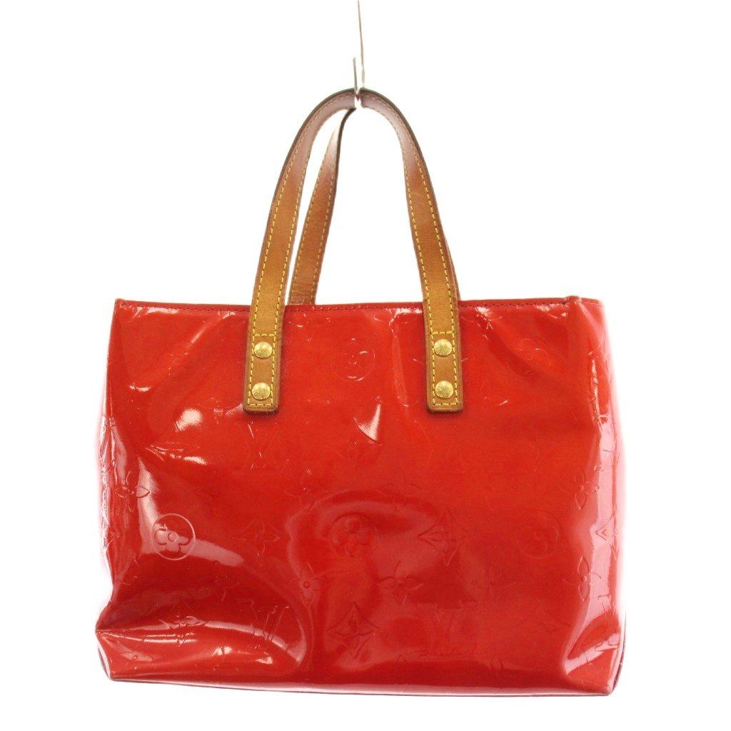 【中古】ルイヴィトン LOUIS VUITTON ヴェルニ リードPM ハンドバッグ エナメル 赤 レッド M91088 /AN36 ■OH レディース 【ベクトル 古着】 260604｜ブランド古着ベクトルプレミアム店