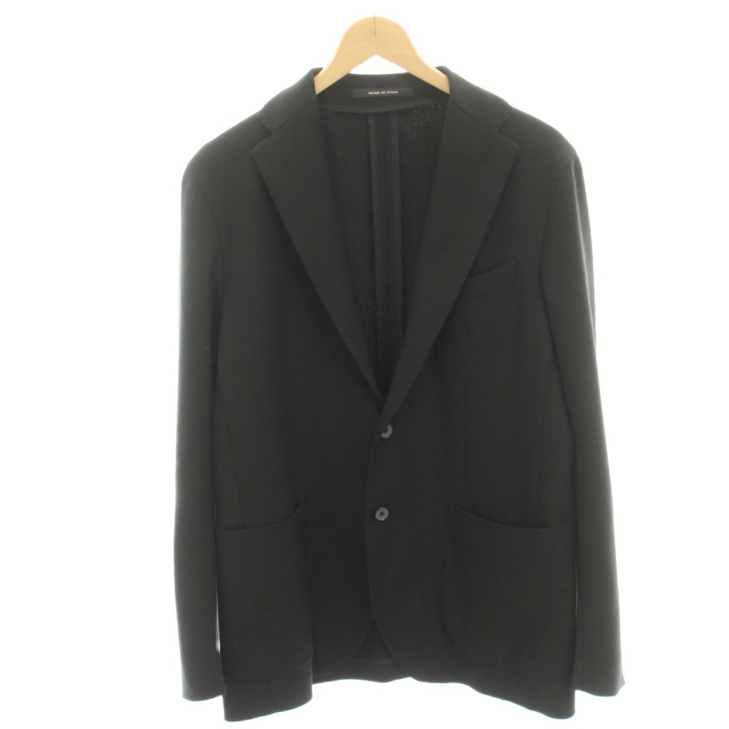 【中古】タリアトーレ TAGLIATORE テーラードジャケット シングル 2B 黒 ブラック /HN メンズ 【ベクトル 古着】 260604｜ブランド古着ベクトルプレミアム店