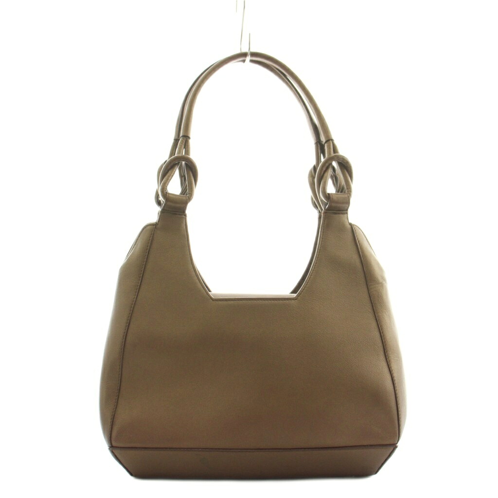 【中古】和光 WAKO 一ショルダーバッグ ハンドバック なめし革 茶 赤銅色 /AN39 レディース 【ベクター 古着】 260602