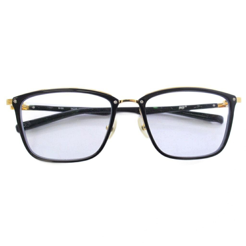 【中古】フォーナインズ 999.9 メガネ 眼鏡 度入り 54□18 140 黒 ブラック クリア M-100 /TK メンズ 【ベクトル 古着】 260605｜ブランド古着ベクトルプレミアム店 15,194円