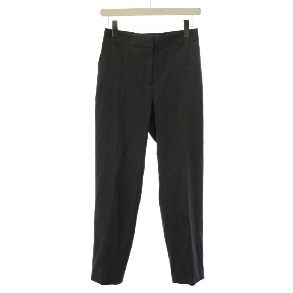 【中古】セオリーリュクス theory luxe 25AW SUAVE SAXONY SELMA N PANT テーパードパンツ スラックスパンツ ジップフライ ウール 36 グレー 03-5306454 /BM レディース 【ベクトル 古着】 260610|ブランド古着ベクトルプレミアム店