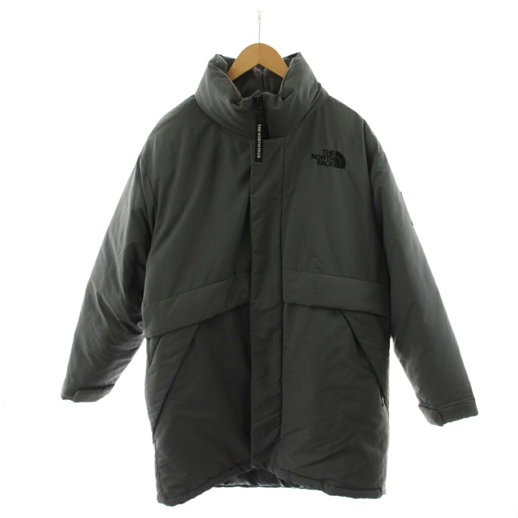 【中古】ザノースフェイス 白いこと付け紙 THE NORTH FACE WHITE LABEL ニールトンオン どんぶり鉢 パーカー NEILTON ON BALL PARKA 中綿上衣 ロゴタイプ アウター S 薄墨色 NJ3NN50K /AN37 メンズ 【ベクター 古着】 260205