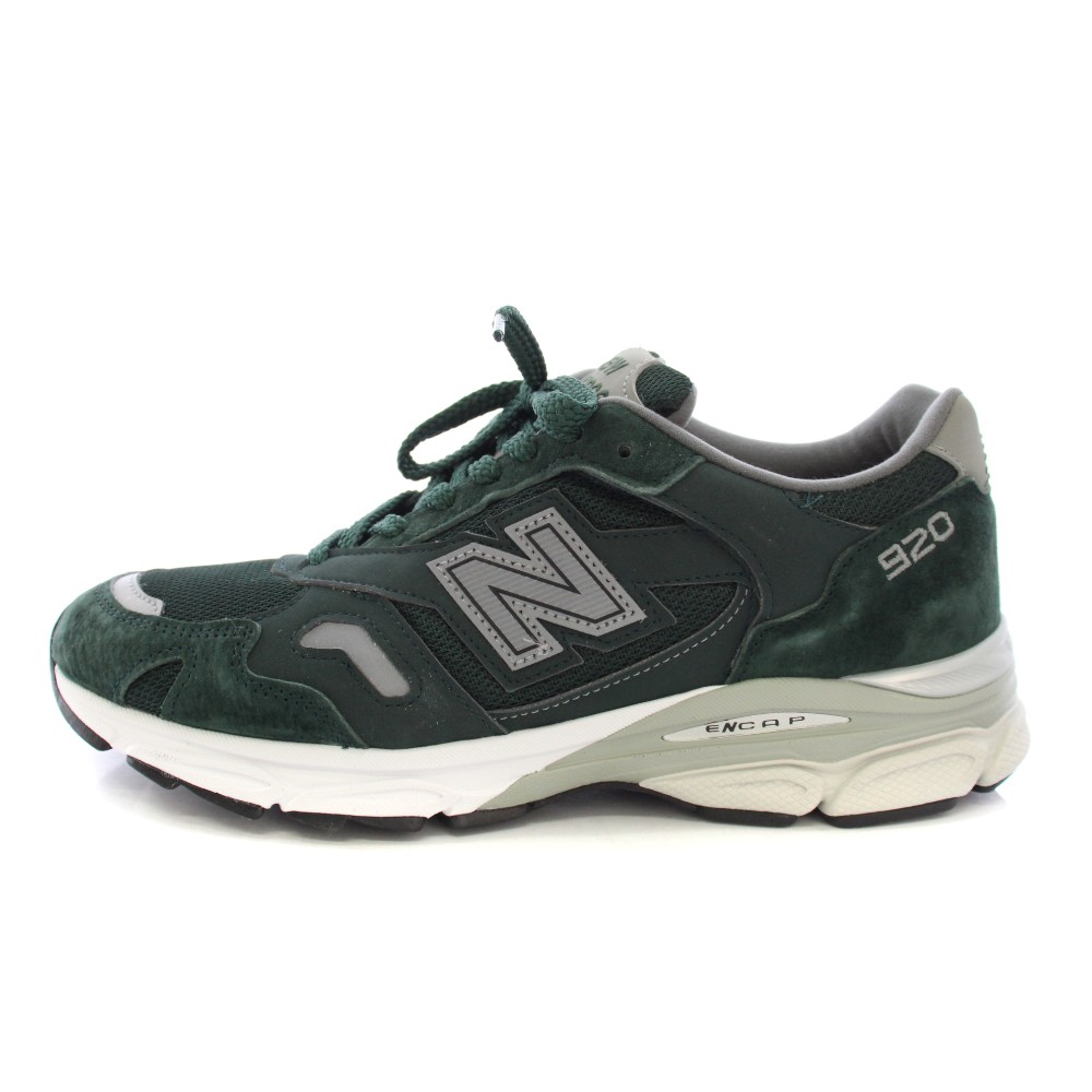 【中古】ニュー平衡にする NEW BALANCE M920GRN スニーカー シューズ スエードクロス US8D 緑 /TK メンズ 【ベクター 古着】 260302
