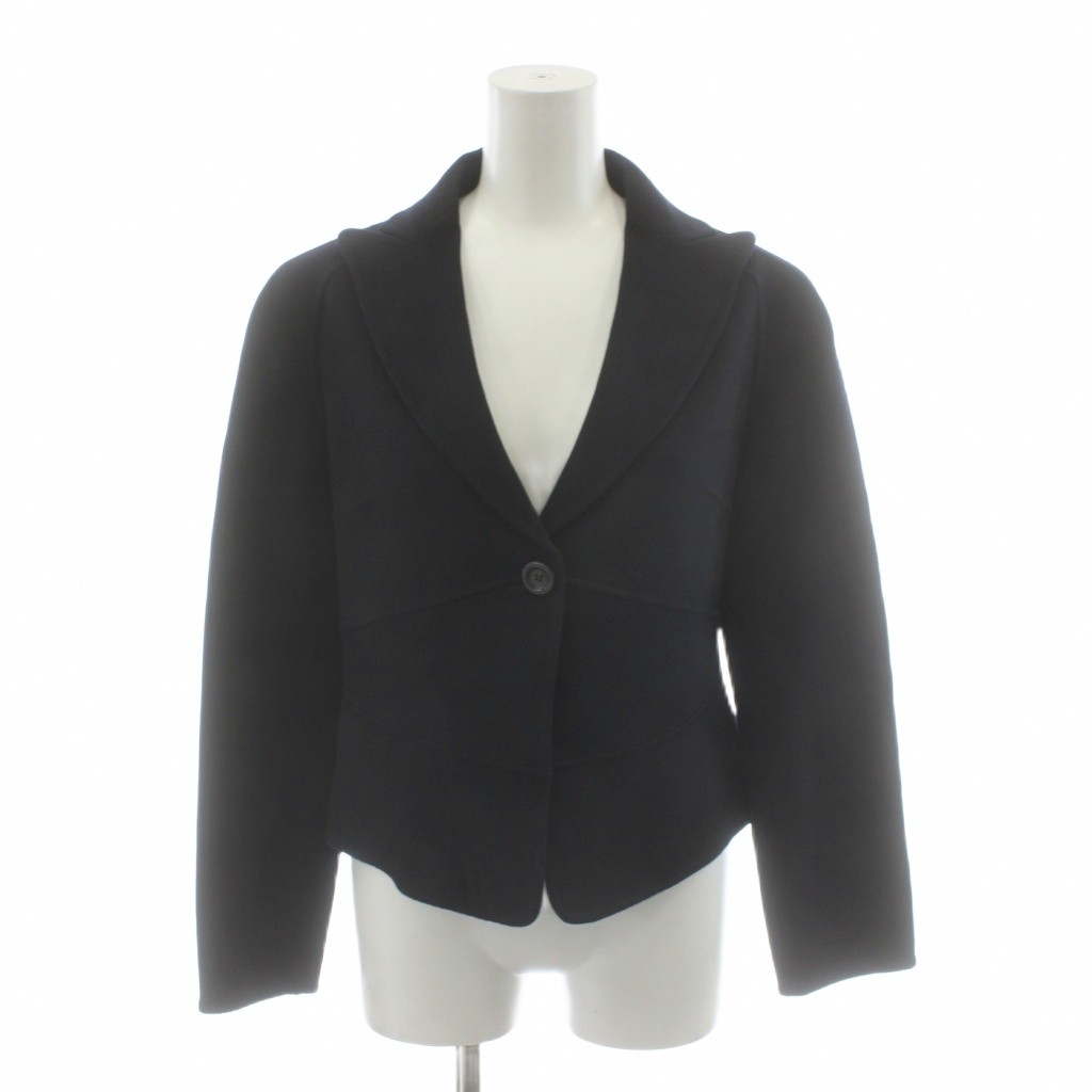 【中古】セリーヌ CELINE 上衣 羊毛 カシミール混 38 紺 米国海軍 2 5540 0492 /AN47 レディース 【ベクター 古着】 260305