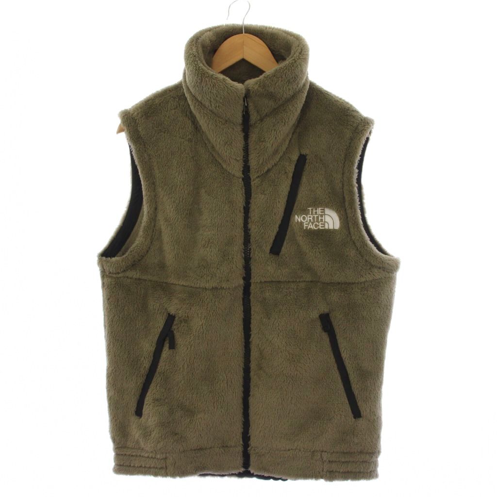 【中古】ザノースフェイス THE NORTH FACE バーサロフトベスト 上衣 ジップアップ L ベージュ NA62551 /BM メンズ 【ベクター 古着】 260326