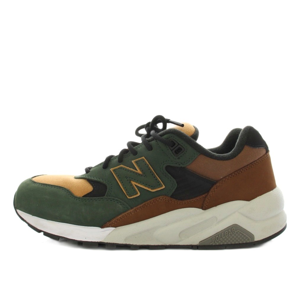 【中古】ニュー平衡にする NEW BALANCE MT580GB2 OGジャズバンド ミタスニーカーズ OG COMBO mita sneakers スニーカー シューズ スエードクロス US9 カーキ 茶 赤銅色 /YT メンズ 【ベクター 古着】 260402