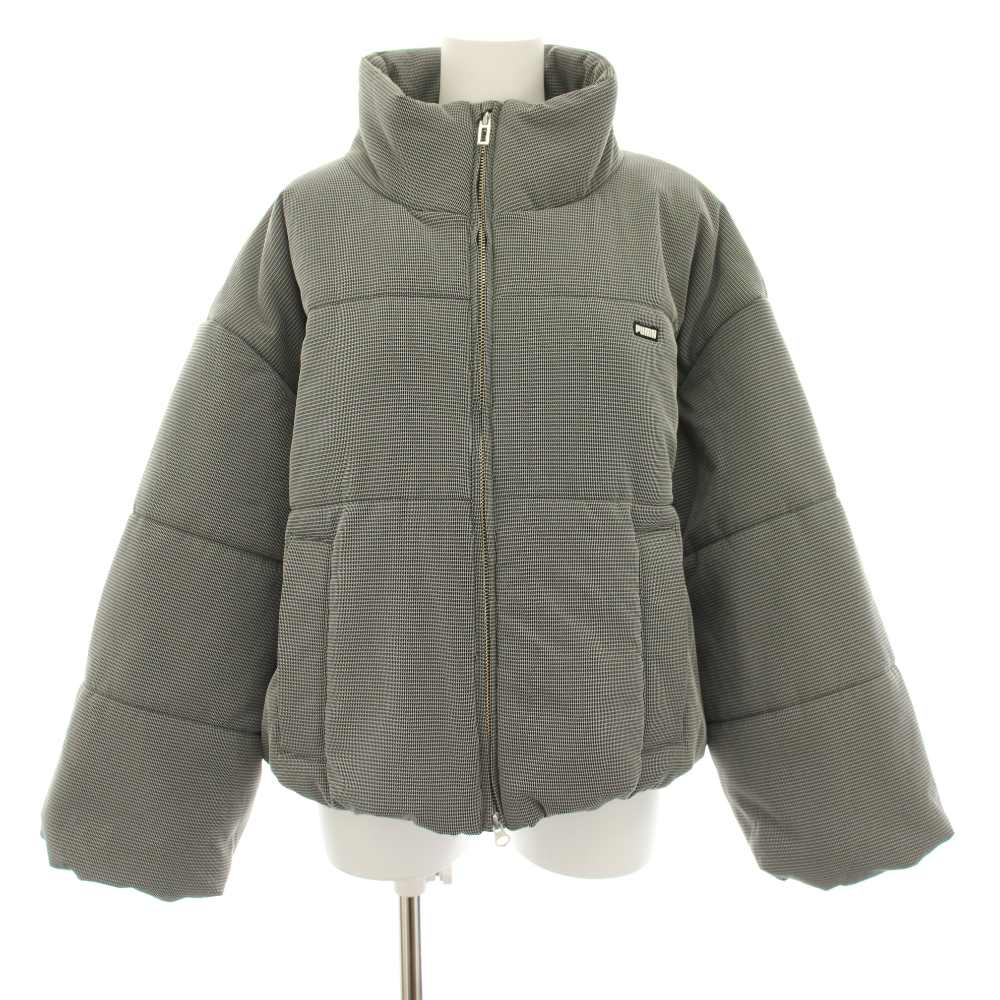 【中古】ピューマ PUMA スナイデル SNIDEL 25AW 中綿遊撃手上衣 アウター 総柄 S 黒 黒いこと 白 白いこと SWFJ255007 /YT レディース 【ベクター 古着】 260413