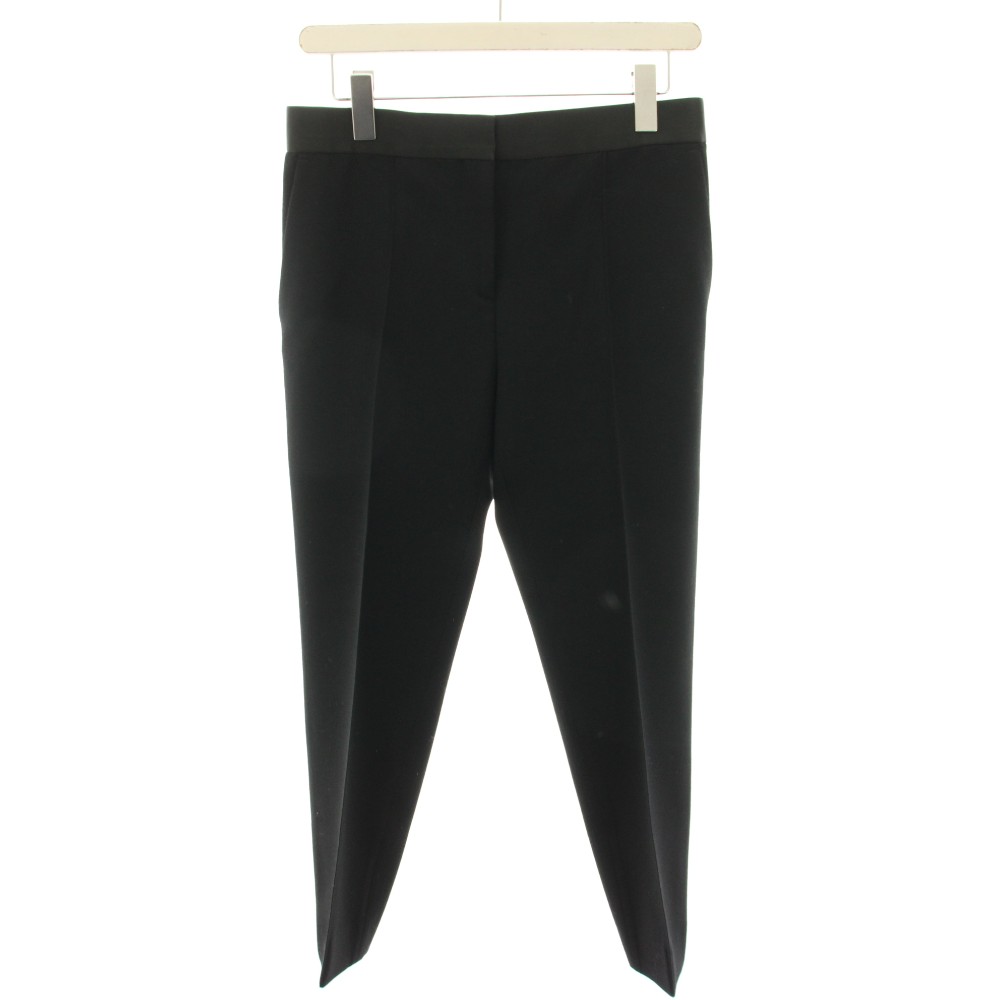 【中古】セリーヌ CELINE フィービー期 パンツ スラックス ジップフライ 絹 シルク混 36 黒 ブラック 2 1J34/5467 /YT レディース 【ベクトル 古着】 260423｜ブランド古着ベクトルプレミアム店