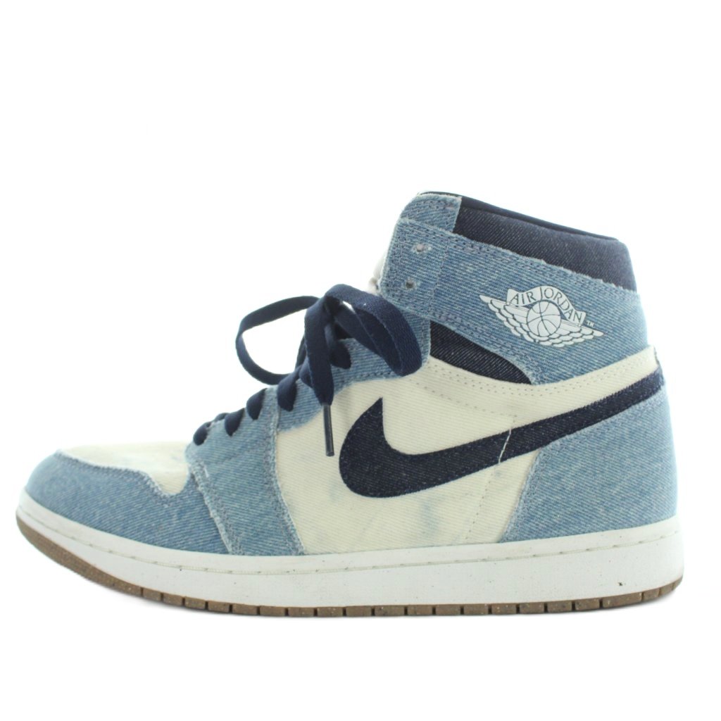 【中古】ナイキ NIKE Air Jordan 1 Retro High OG Denim エアジョーダン1 レトロ ご機嫌 OG ジーンズ スニーカー US10.5 28.5糎 FQ2947-100 /YI21 メンズ 【ベクター 古着】 260508