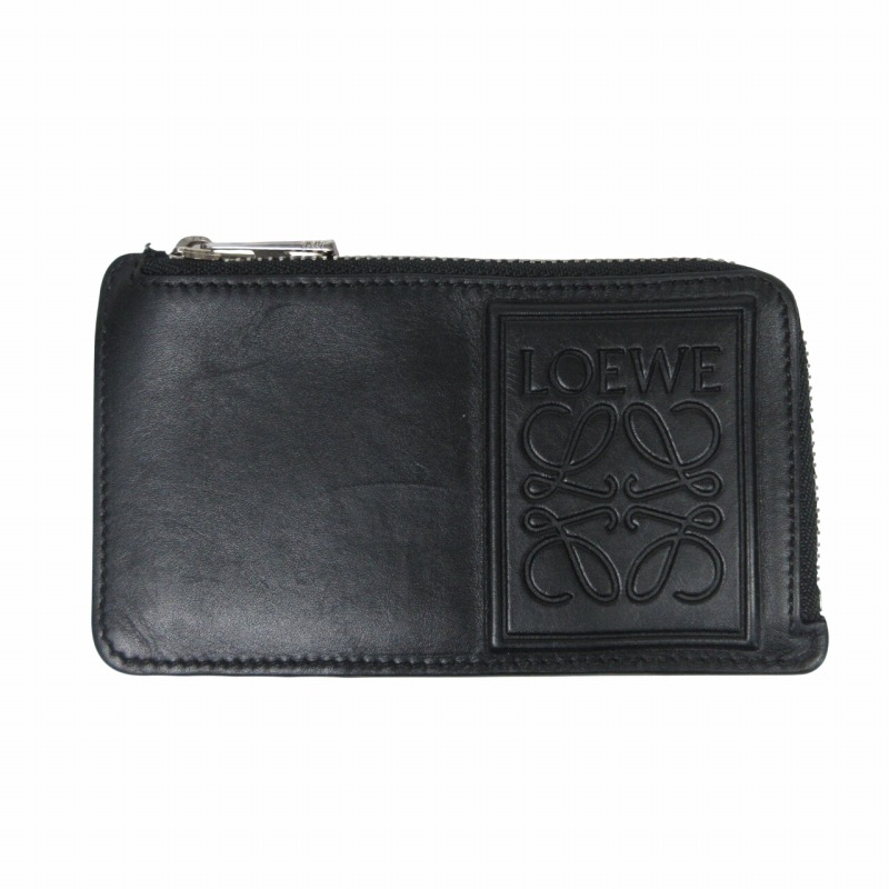 専用LOEWE ロエベ マネークリップ アナグラム ロゴ シルバー金具 ブラック 専用LOEWE ロエベ マネークリップ アナグラム ロゴ シルバー金具
