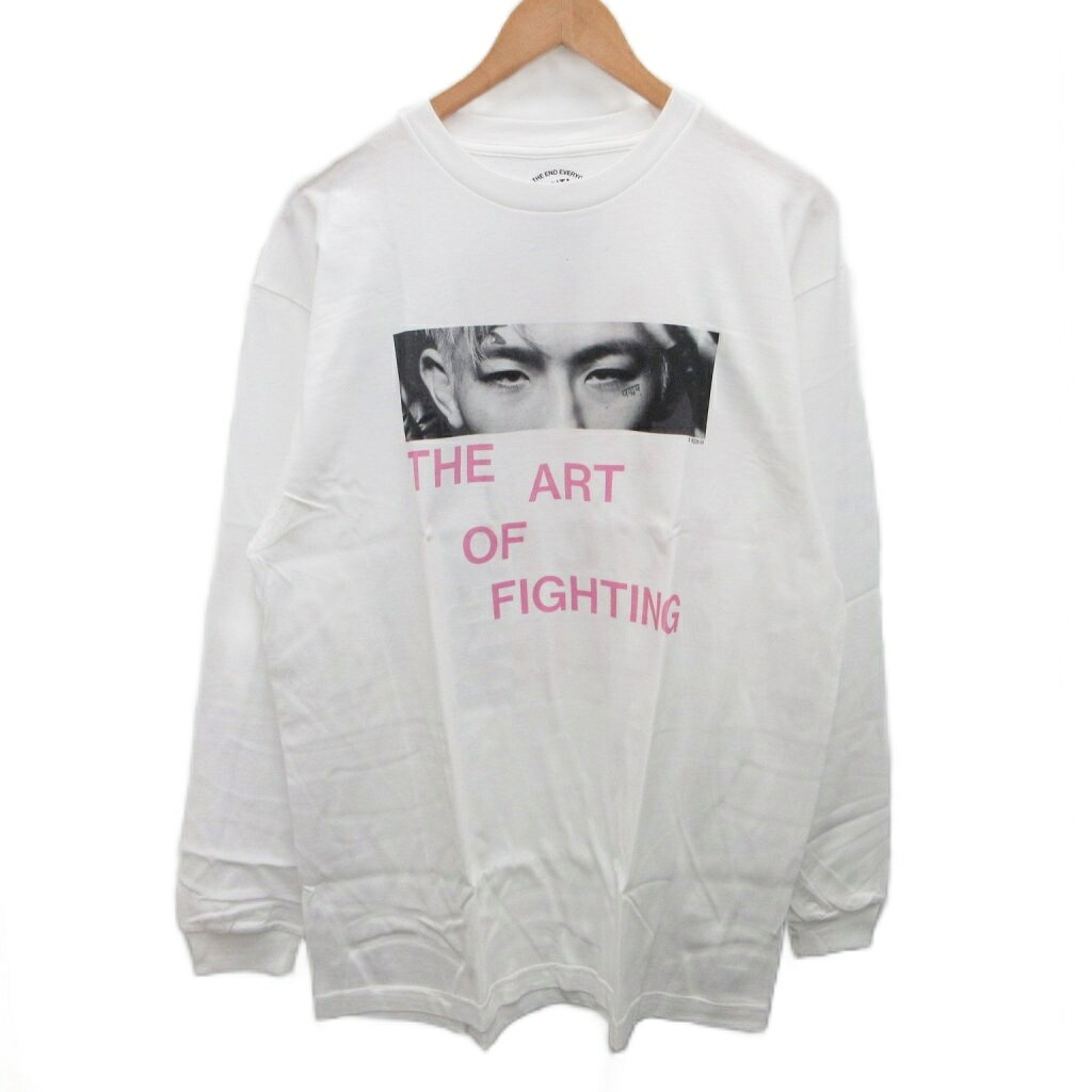 【中古】未使用品 ANTI SOCIAL SOCIAL CLUB × REN HIRAMOTO 平本蓮 Tシャツ カットソー プリント 長袖 白 ホワイト XL メンズ 【ベクトル 古着】 260114