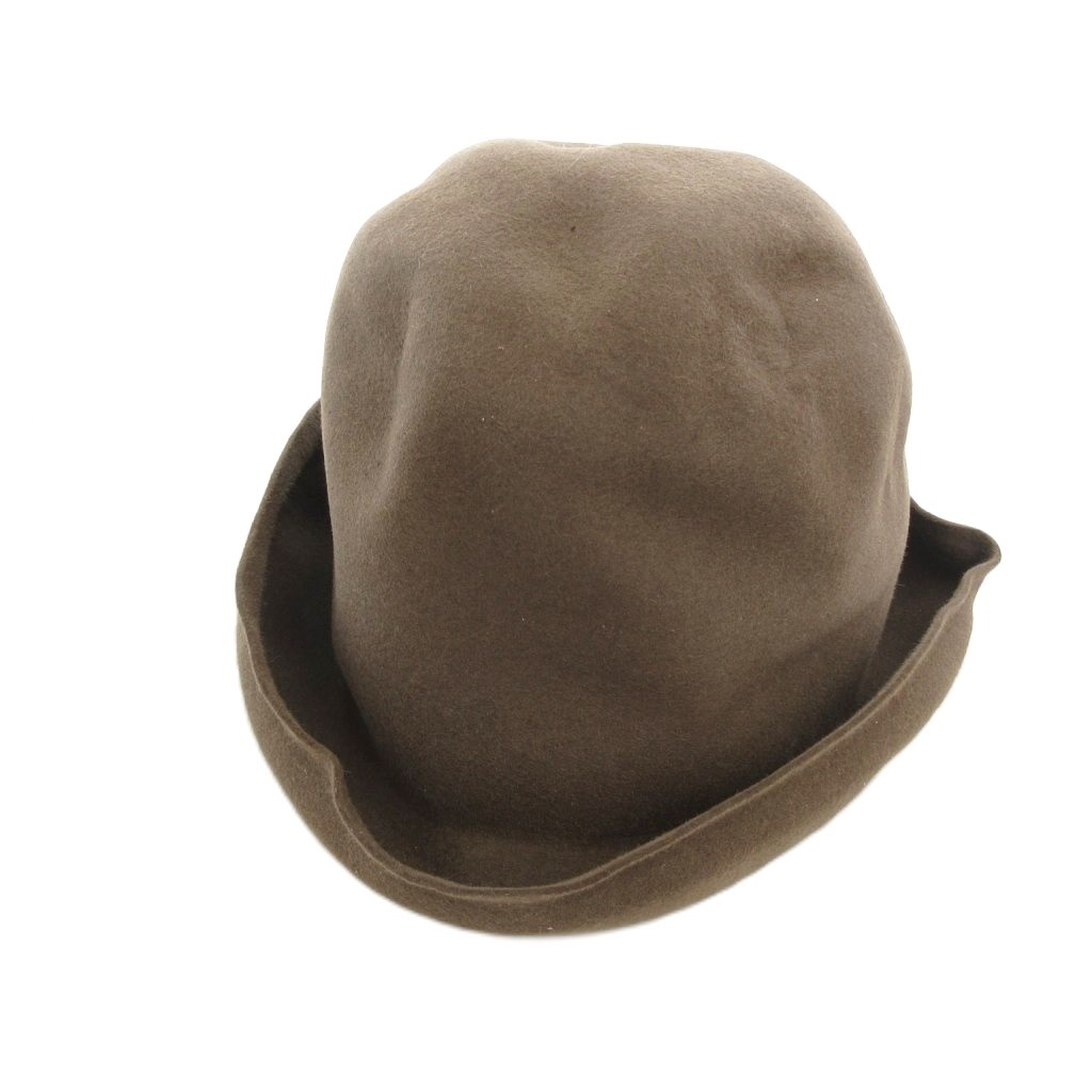 【中古】未使用品 キジマタカユキ KIJIMATAKAYUKI タグ付き フェルトマウンテンハット FELT MOUNTAIN HAT 帽子 ウール 2 カーキ /FF 【ベクトル 古着】 260111