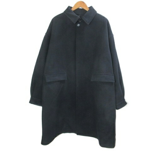 【中古】ザノースフェイス THE NORTH FACE 24AW COMPILATION WOOL OVER COAT コンピレーションウールオーバーコート ステンカラー厚地の外套 ロング 羊毛 陳列場ストッパー ゴアテックス 比翼仕立てもの M アビエイターネイビー ユニ一発やる NP72461 /X メンズ レディース 【ベ