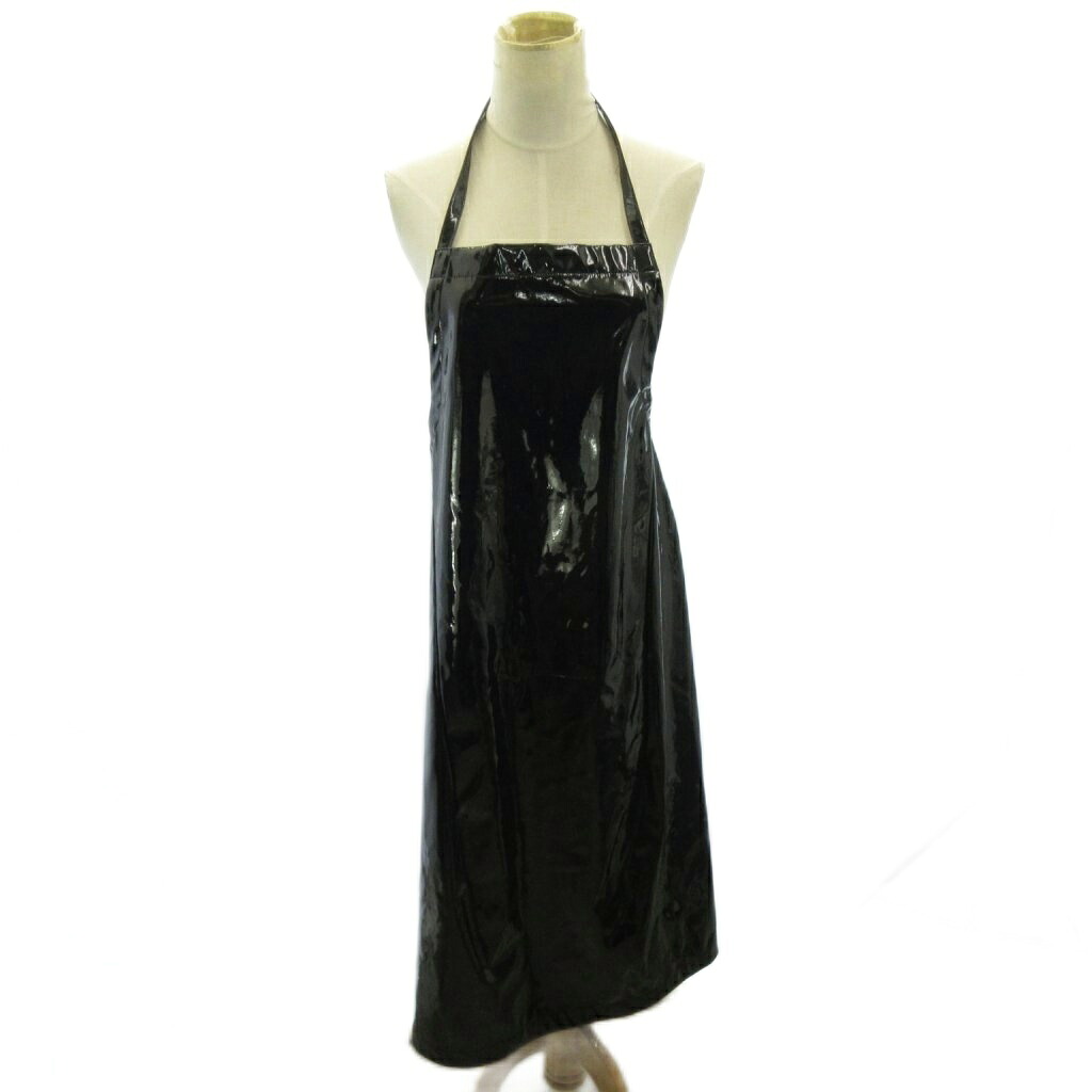 【中古】ブラックコムデギャルソン BLACK COMME des GARCONS 17AW エプロン フェイクレザー エナメル S 黒 ブラック 0313 IBO92 レディース 【ベクトル 古着】 260314