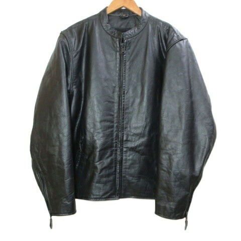 【中古】ホットレザーズ HOT LEATHERS シングルライダース レザージャケット 中綿ライナー付き ジップアップ 44 L相当 黒 ブラック /X メンズ 【ベクトル 古着】 260323 10,842円