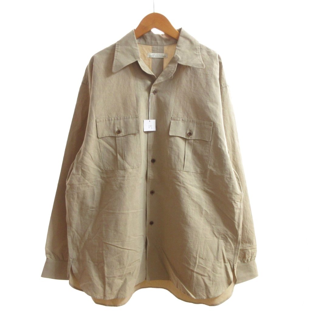 【中古】未当てはめる品 年寄りのジョー OLDJOE 下げ札付き添い人 25SS ROLL COLLAR MONTY SHIRTS プルオーバー 長袖 M SAND ■BL4 メンズ 【ベクター 古着】 260408