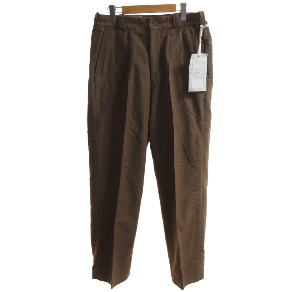 【中古】未使用品 オールドジョー OLDJOE タグ付き 24AW FRONT TUCK ARMY TROUSER チノパン トラウザー MOCHA BROWN パンツ 34 /HW■BL4 メンズ 【ベクトル 古着】 260409