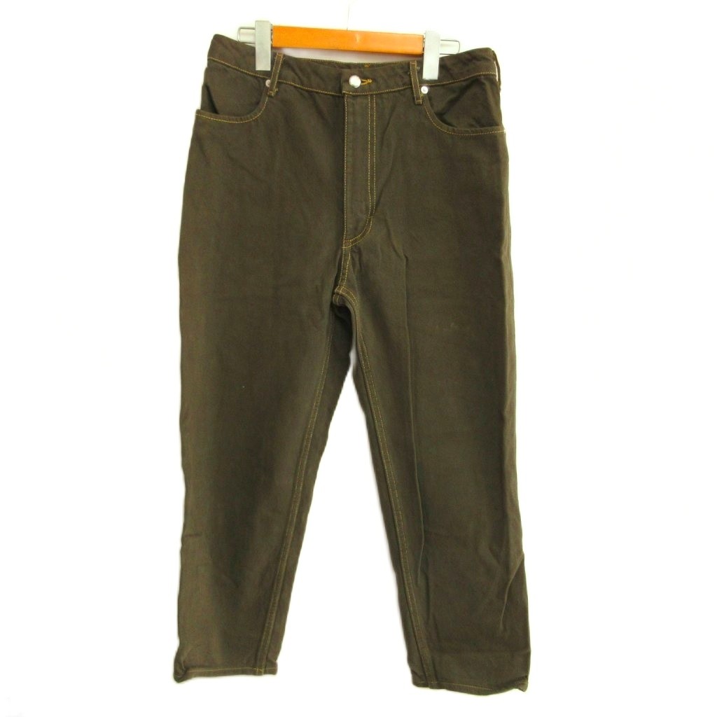 【中古】エコーズ ラッタ ECKHAUS LATTA USA製 ワークパンツ テーパード 32 ダークグリーン メンズ 【ベクトル 古着】 260417|ブランド古着ベクトルプレミアム店