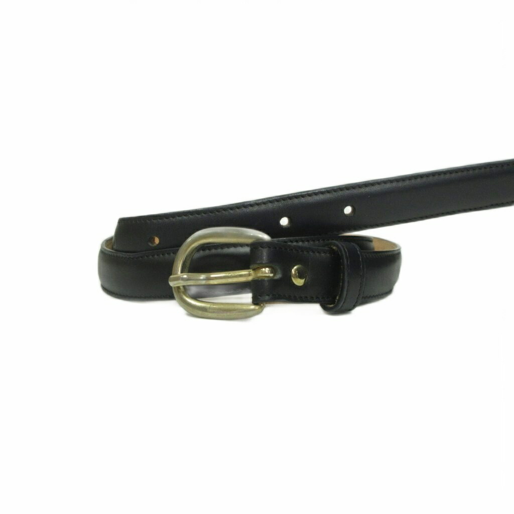 【中古】アーペーセー A.P.C. 三尺帯 カーフレザー ピンバックル 80/32 黒 黒いこと レディース 【ベクター 古着】 260523