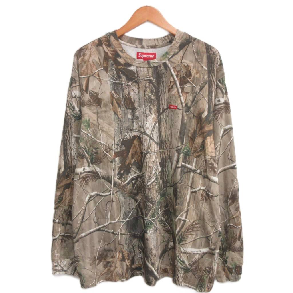 【中古】シュプリーム SUPREME 美品 25AW Small Box L/S Tee Realtree AP Camo カットソー リアルツリーカモ L 地べた色合い メンズ 【ベクター 古着】 260529