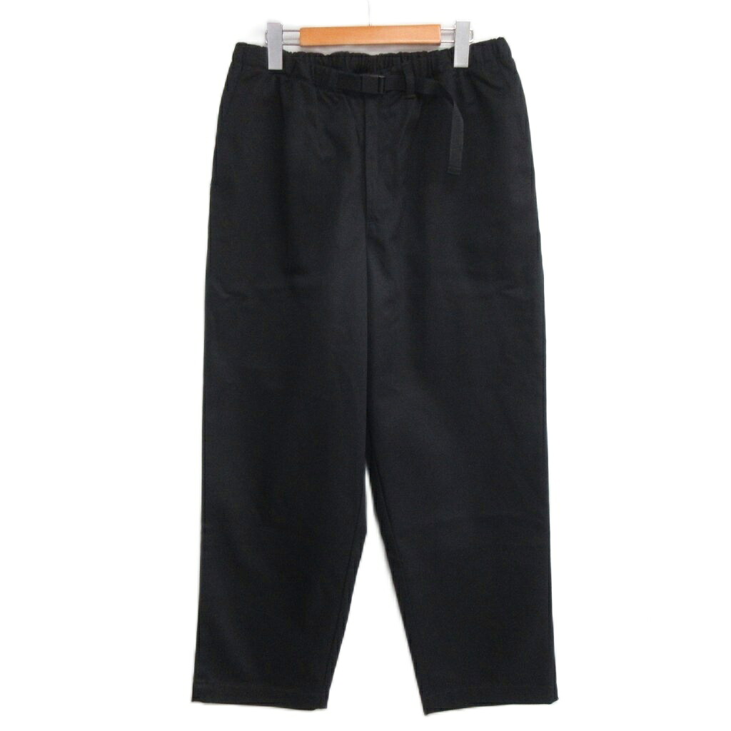 【中古】ディセンダント DESCENDANT 美品 CLASP WEBBING TROUSERS クライミングトラウザーズ パンツ テーパード 3 黒 ブラック メンズ 【ベクトル 古着】 260625｜ブランド古着ベクトルプレミアム店
