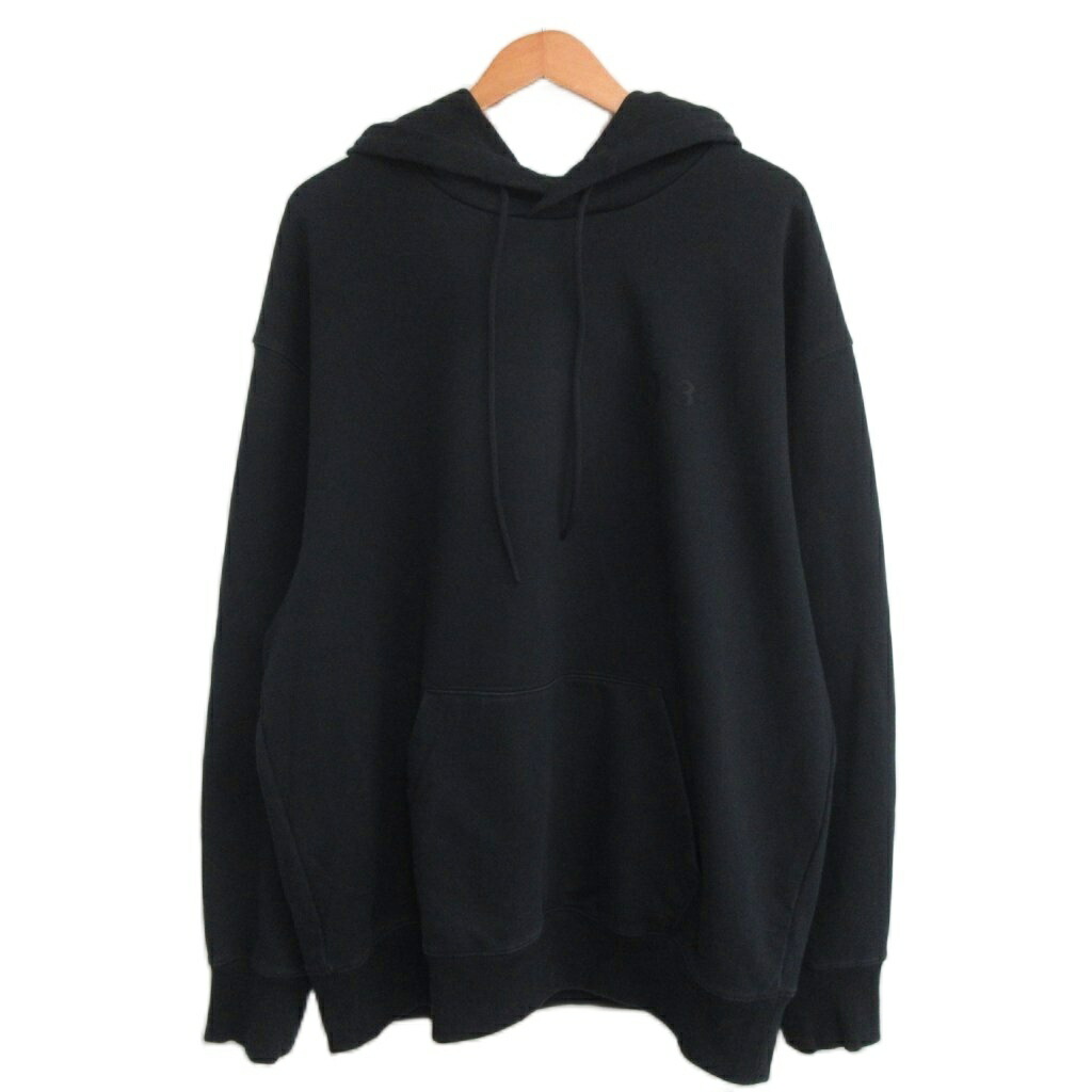 【中古】ワイスリー Y-3 ヨウジヤマモト FT HOODIE フレンチテリー フーディ パーカー ロゴ L 黒 ブラック IV5584 メンズ 【ベクトル 古着】 260625|ブランド古着ベクトルプレミアム店