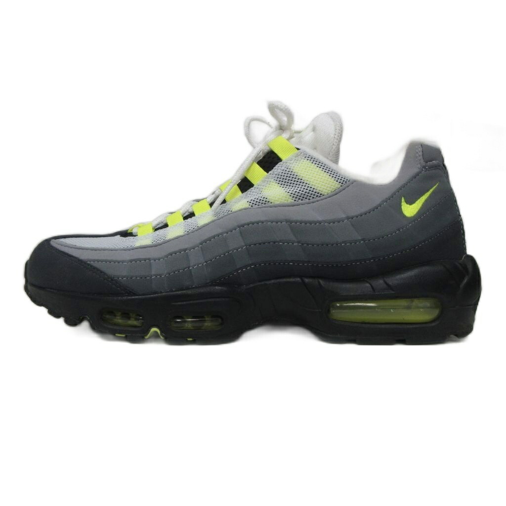 【中古】ナイキ NIKE AIR MAX 95 OG NEON YELLOW エアマックス95 スニーカー US10 CT1689-001 ■MNK10 メンズ 【ベクトル 古着】 260628｜ブランド古着ベクトルプレミアム店