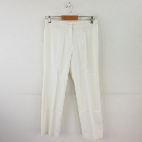 【中古】アルバロッサ alba Rossa テーパードパンツ ロング ストレッチ オフホワイト 白 42 *T543 レディース 【ベクトル 古着】 250522