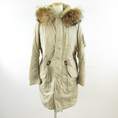 【中古】アメリカンラグシー AMERICAN RAG CIE モッズコート 長袖 ラクーンファー ライナー付き 3way ベージュ 0 *T325 レディース 【ベクトル 古着】 260325 8,284円