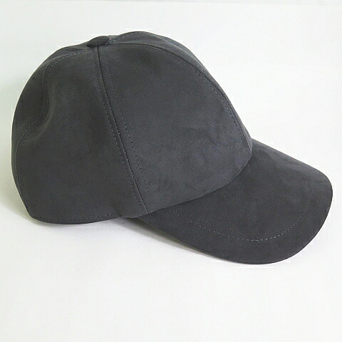 【中古】FERRUCCIO VECCHI フェリシオベッキ nubuck スエード調 キャップ 帽子 ダークグレー 25AW 美品 2sa7014 レディース 【ベクトル 古着】 251114