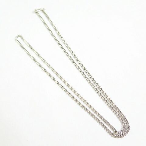 【中古】モリーブ mollive SILVER CHAIN NECKLACE (BRACELET) 喜平チェーン店 首飾り しろがね色925 2sa7566  【ベクター 古着】 260515