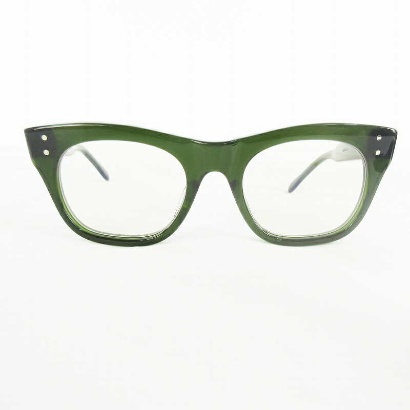 【中古】ボーイ古典派音楽 Porter Classic 先だつものメガネ SUNGLASSES BEATNIK 日本製 ウェリントン アイウェア 黒眼鏡 眼鏡 緑であること 緑 赤銅色水晶体 メンズ 【ベクター 古着】 251110