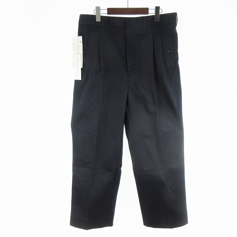 【中古】未使用品 ディッキーズ Dickies 233M40NU01 HOTEL PALACE オテル パラス 別注 L 2タック ワイドパンツ チノパン 紺 ネイビー ワーク ボトムス メンズ 【ベクトル 古着】 260116